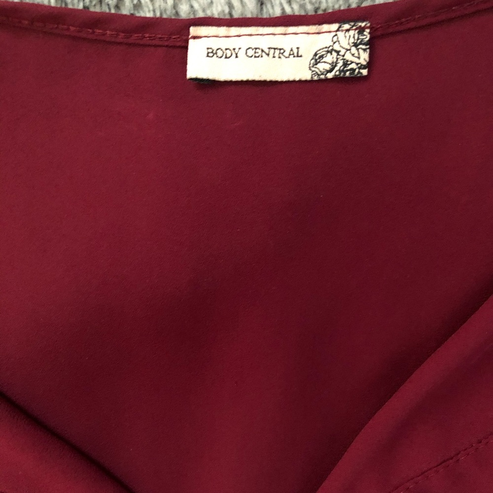 Buisness maroon shirt